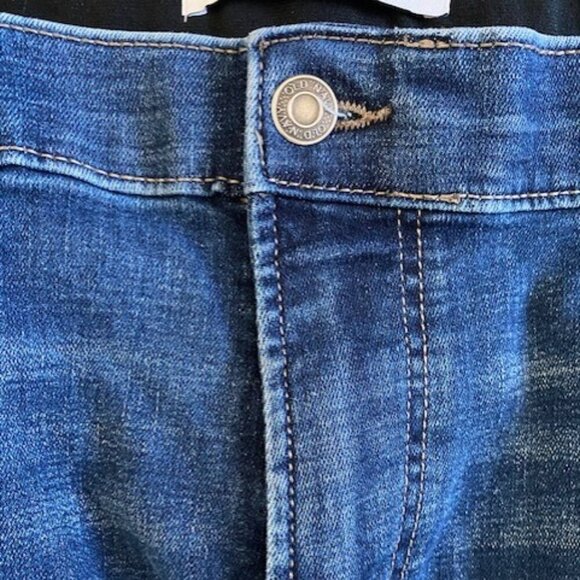 OLD NAVY Men's Distressed Slim Built-In Flex Denim Blue Jeans 39 - Picture 6 of 9